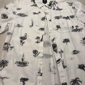 Vans Black and White Graphic Men's Shirt